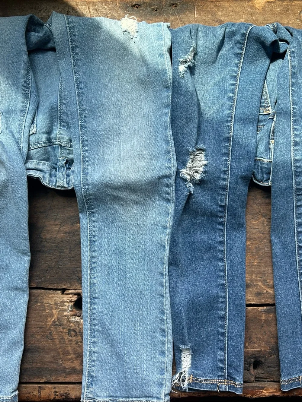 Old Navy Light Blue Distressed Kids Jeans